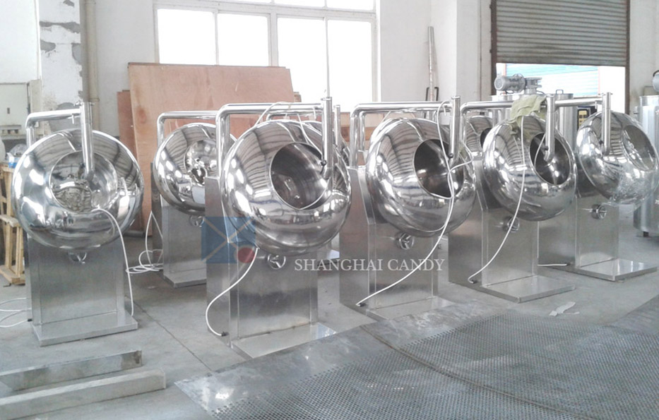 Chewing gum candy coating polish machine8